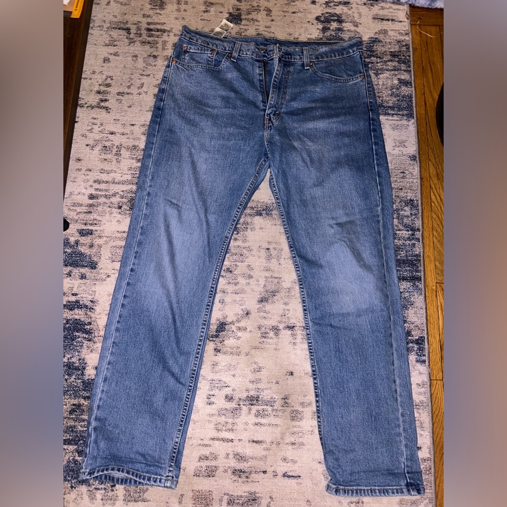 Levi's 505 Light Blue Straight Jeans